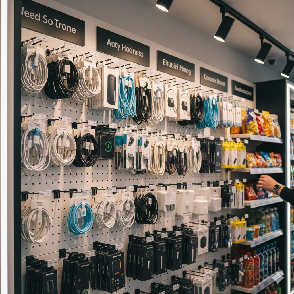 Handyzubehör und Ladekabel